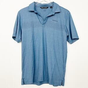 Travis Mathew Men's Blue Golf Polo Shirt M
